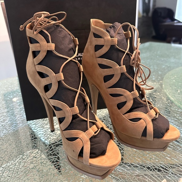 New YSL gladiator heel suede - Picture 8 of 8